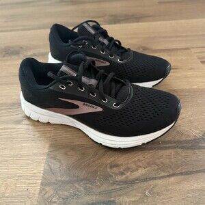 Brooks Signal 3 Women's Running Shoes Black Rose Gold Accents Size 8 B